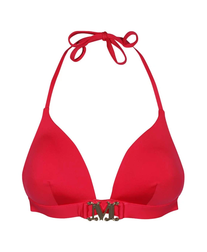 

Бикини с треугольным верхом и деталями логотипа Max Mara, розовый
