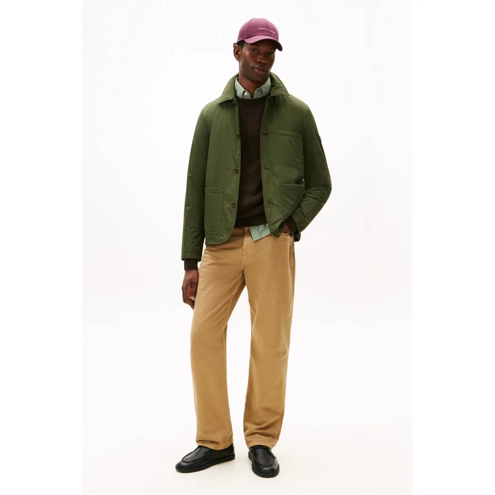 Мужская лёгкая компактная куртка Core зелёная от Tommy Hilfiger — фото 2