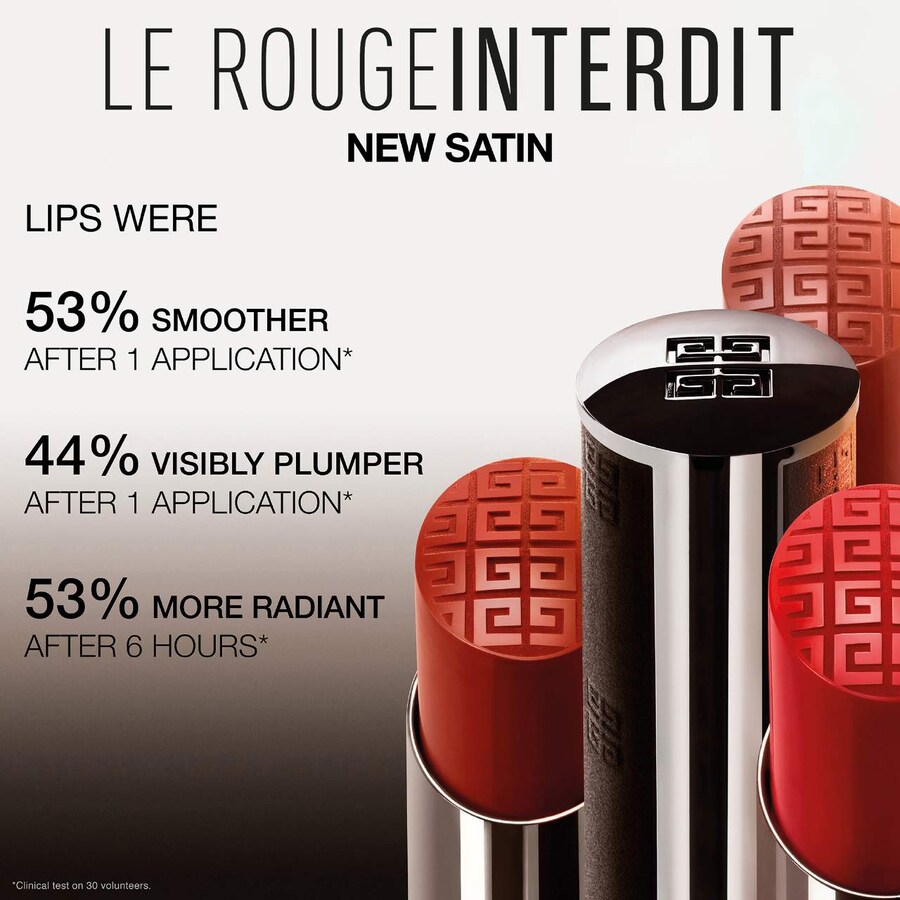 Le Rouge Interdit Атласная увлажняющая губная помада Givenchy, 0.11 oz /3.2 g, 117 Nude Érable — фото 2