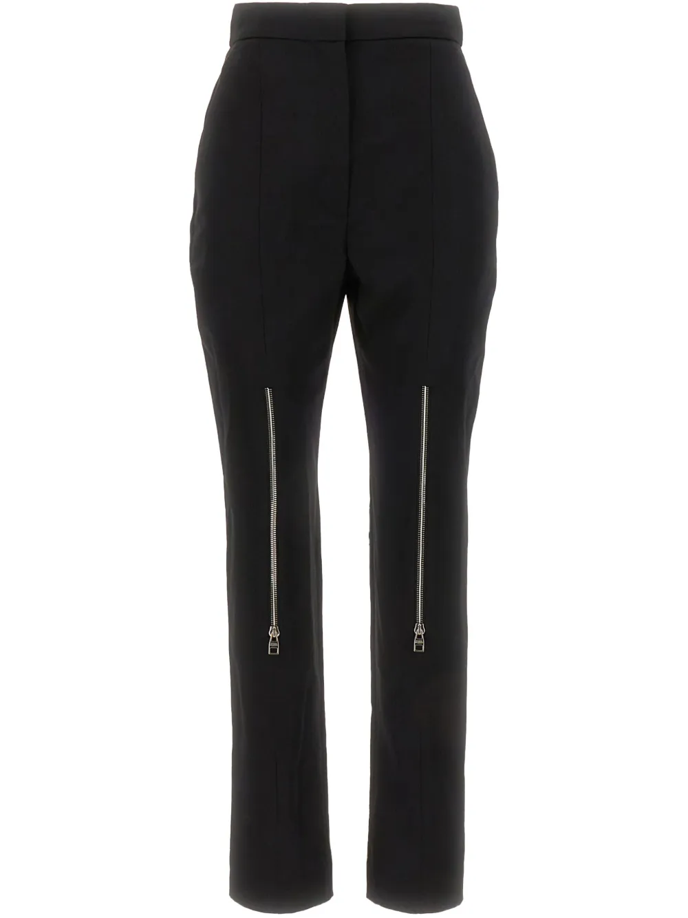 

Зауженные брюки из шерсти Alexander McQueen, черный