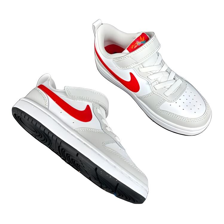 Обувь для скейтбординга Nike Court Borough Low Kids Дети, White — фото 3