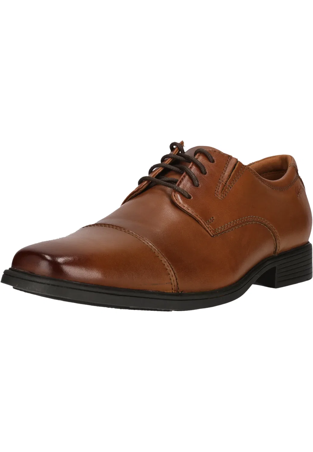 Туфли кожаные Clarks, 5234 dark tan lea