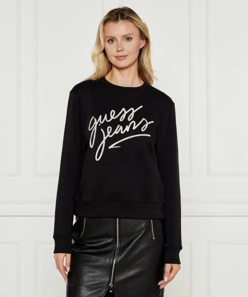 

Толстовка Regular fit Guess Jeans, черный