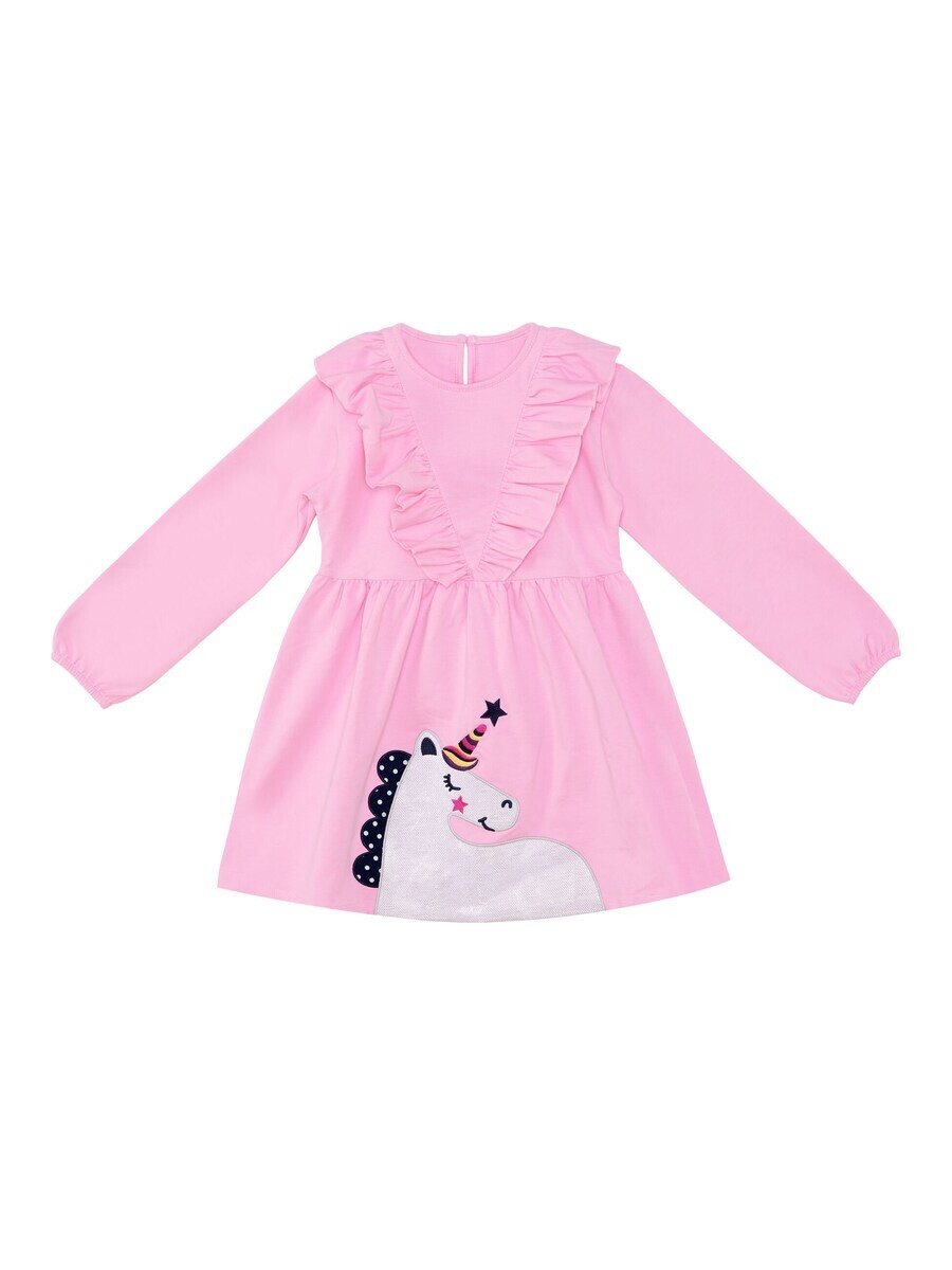 

Платье Denokids Dress Glitter Unicorn, розовый