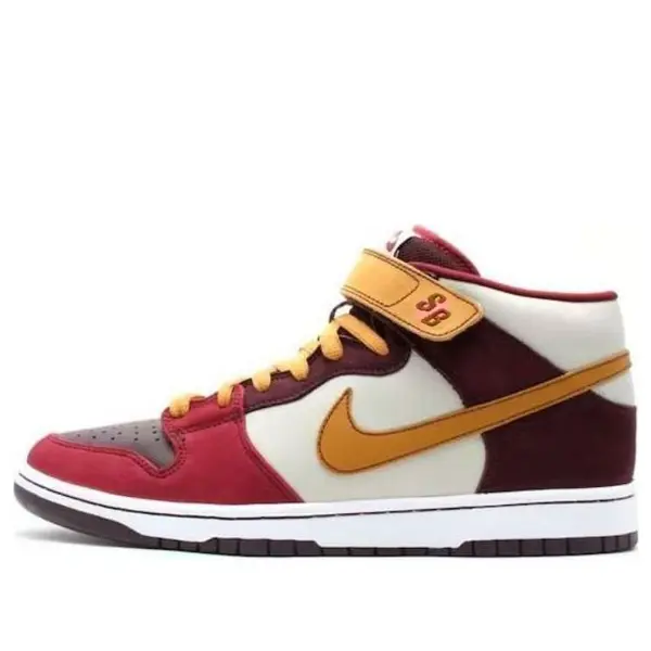

Кроссовки sb dunk mid pro Nike, бордовый, Красный, Кроссовки sb dunk mid pro Nike, бордовый