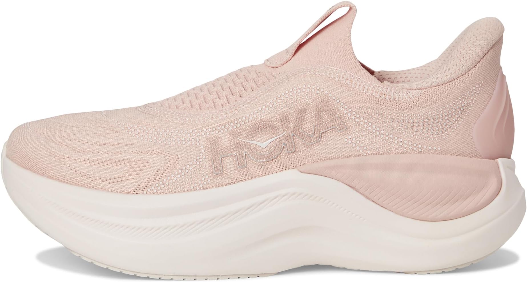 Кроссовки Hoka Skyward Laceless, цвет Rose Latte/Rose Cream — фото 4