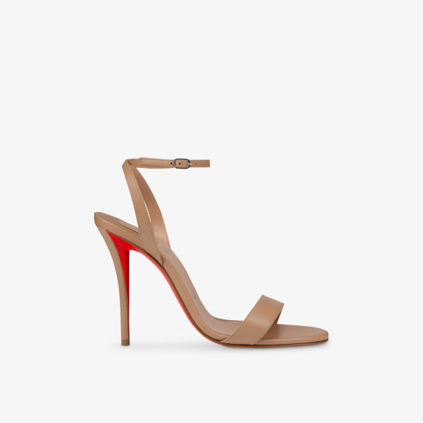 Сандалии Christian Louboutin Miss Z 100 из кожи, красный