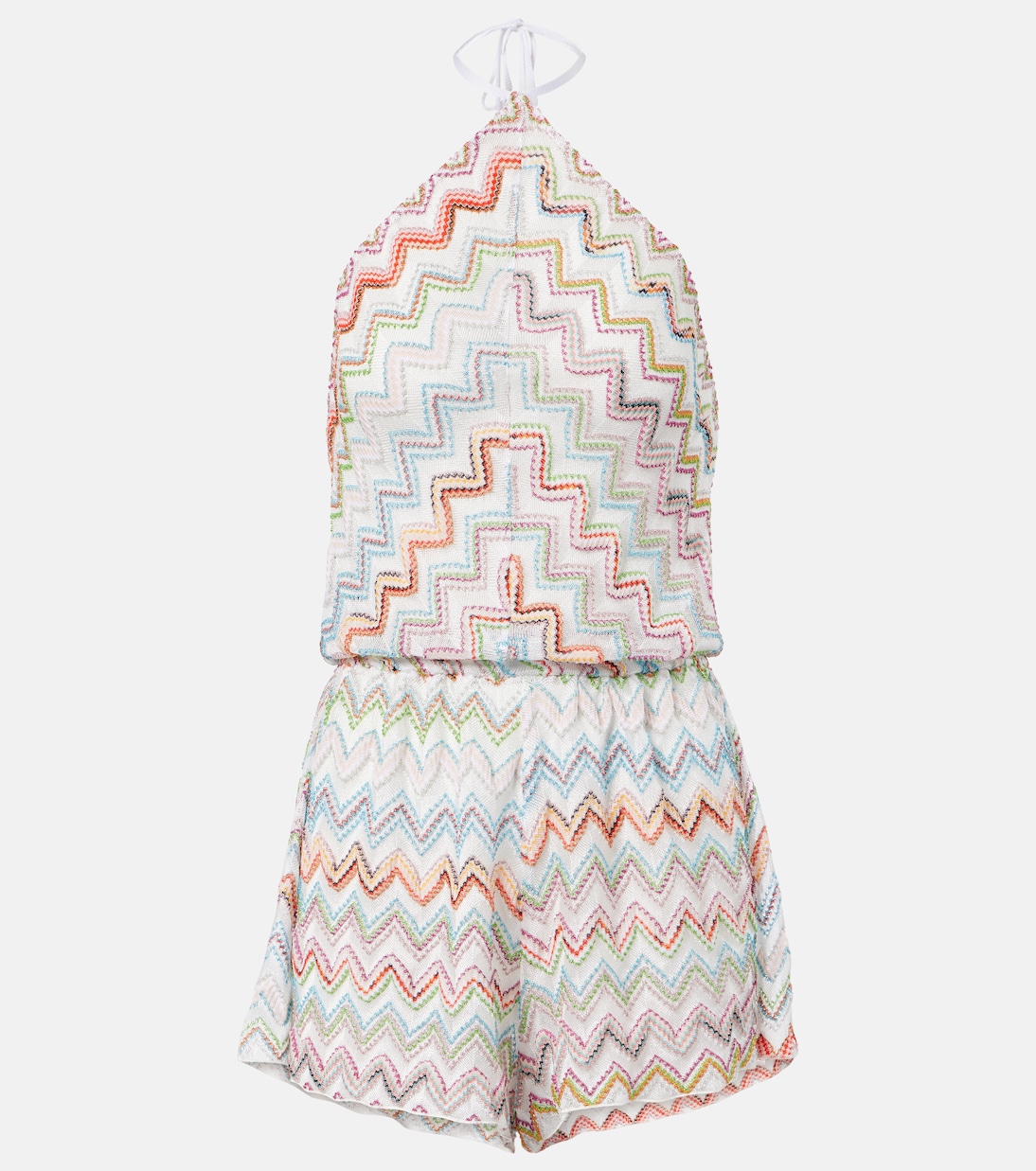 

Ромпер с зигзагообразным узором крючком Missoni, MULTICOLOR / WHITE BASE