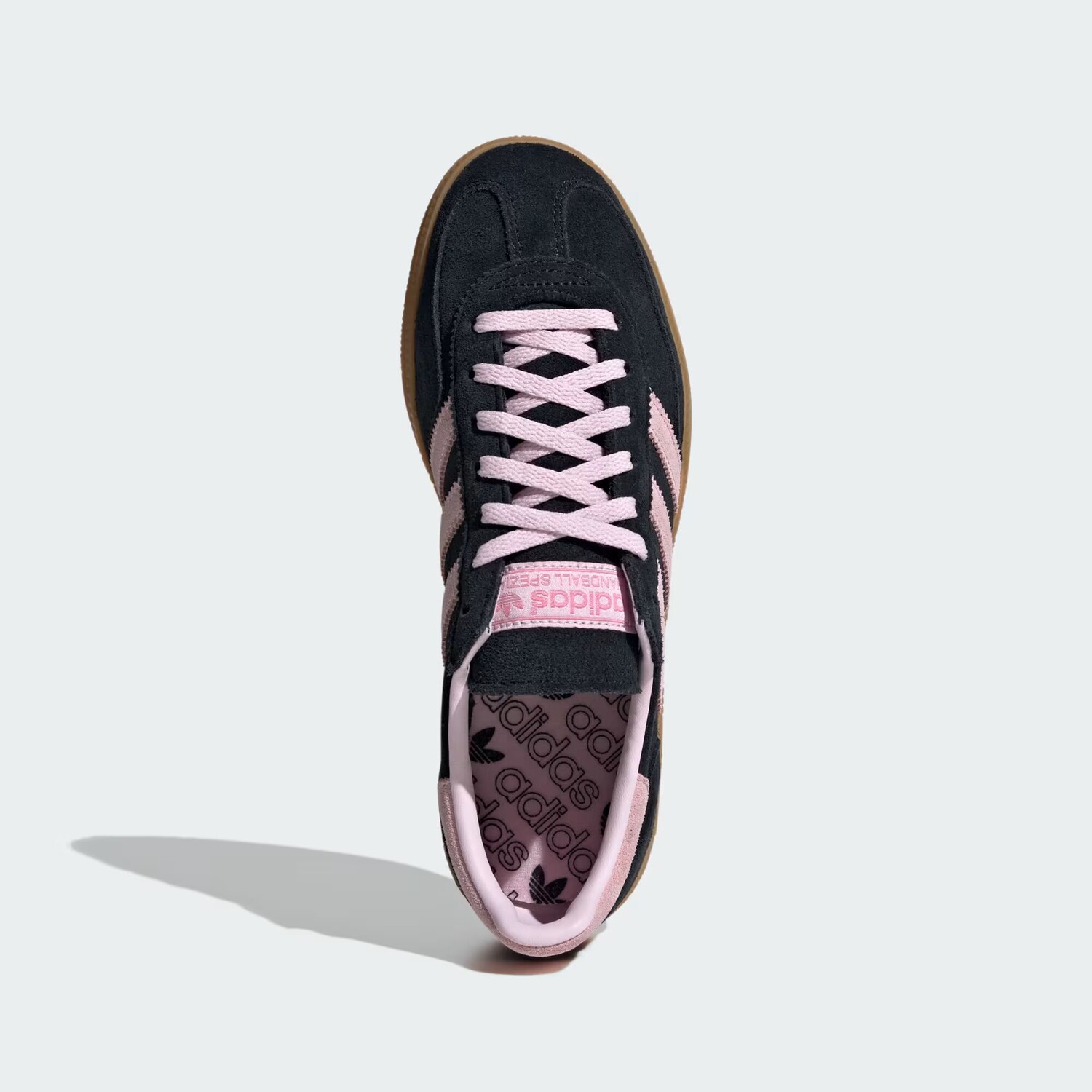 Специальные кроссовки для гандбола Adidas, цвет Core Black/Clear Pink/Gum — фото 3