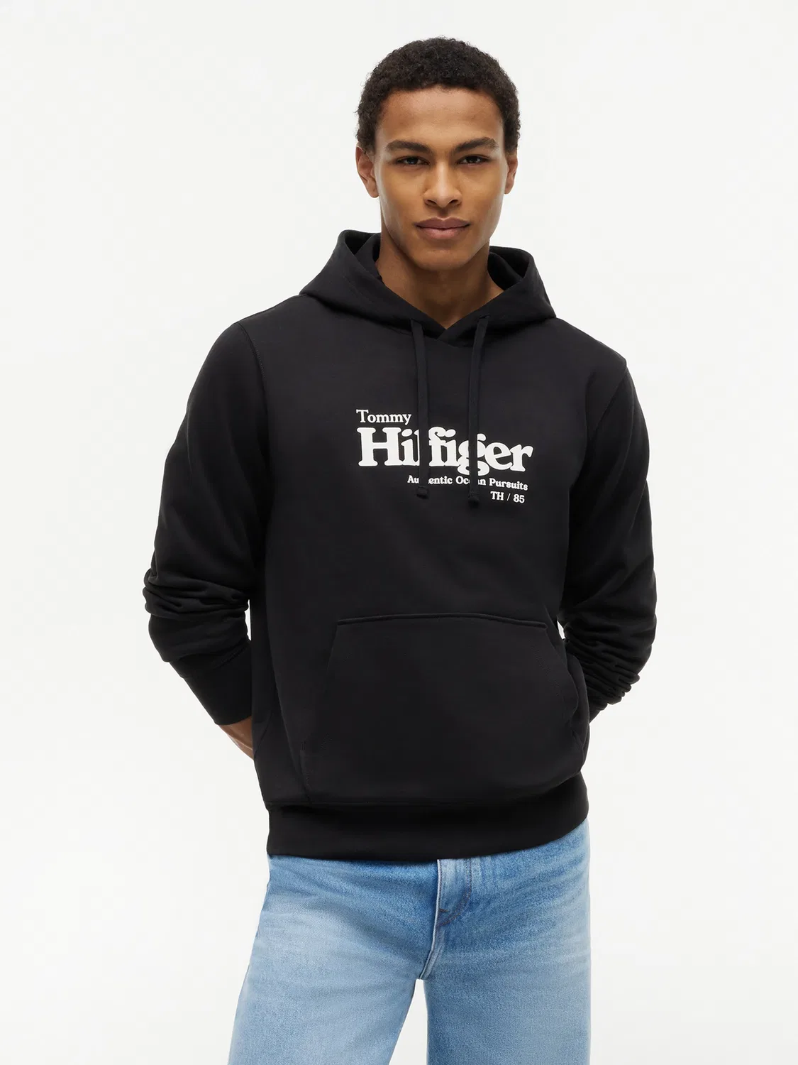 Толстовка Tommy Hilfiger NAUTICAL черного цвета — фото 2