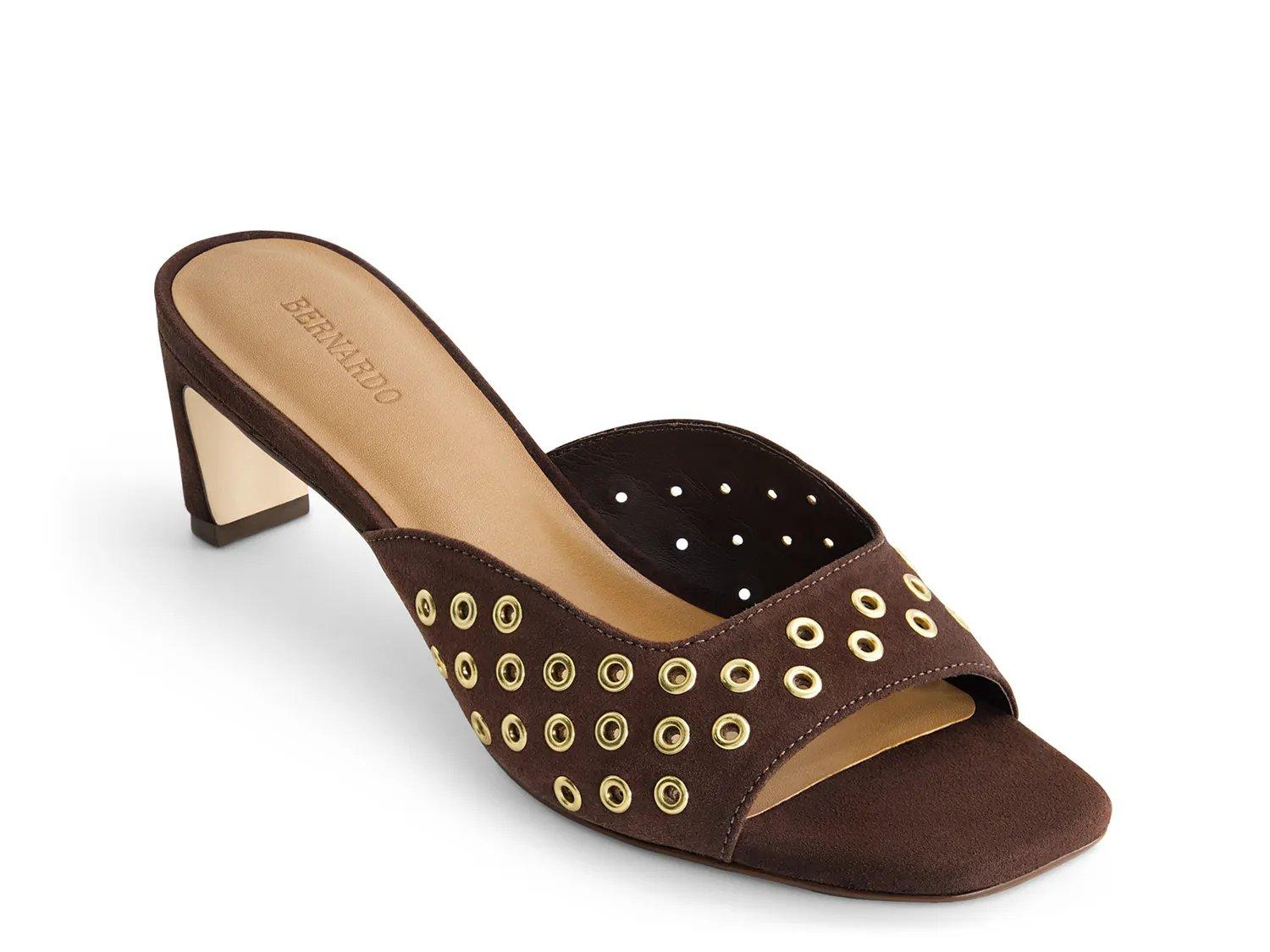 Сандалии Bernardo Cenza Sandal, Chocolate Suede
