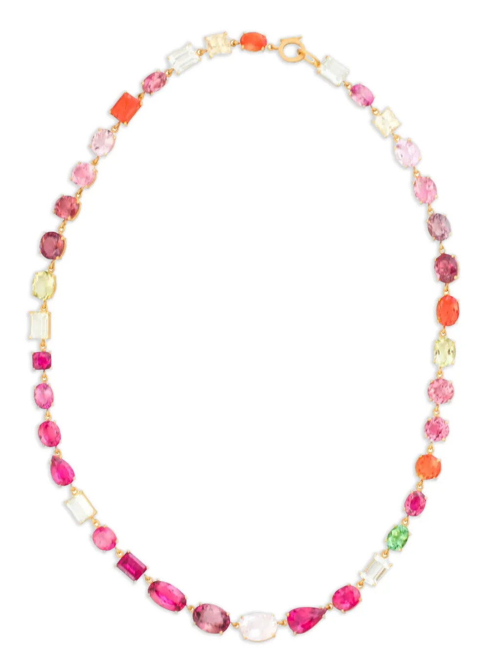 

Колье Gemmy Gem из желтого золота с камнями Irene Neuwirth, золотой