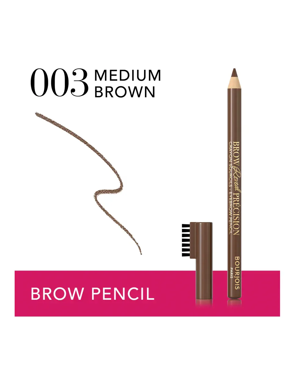 Карандаш для бровей Brow Reveal Precision Bourjois, 003 Chatain Fonce Medium Brown — фото 4