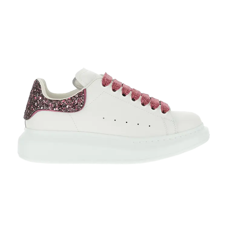 Кроссовки Alexander McQueen Alexander McQueen Wmns Oversized Sneaker 'White Rose Glitter', белый