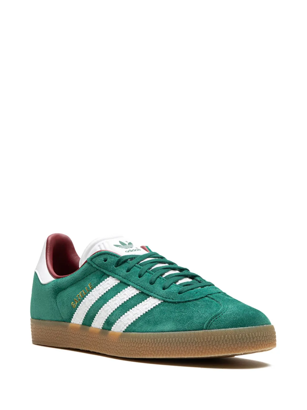 Кроссовки Gazelle Core Green adidas, зеленый — фото 2