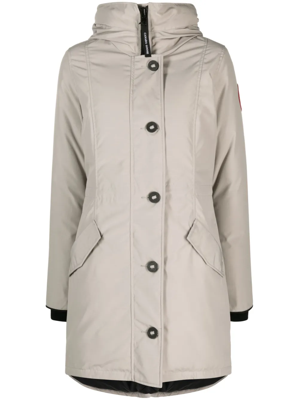 

Парка Rossclair с капюшоном Canada Goose, нейтральный