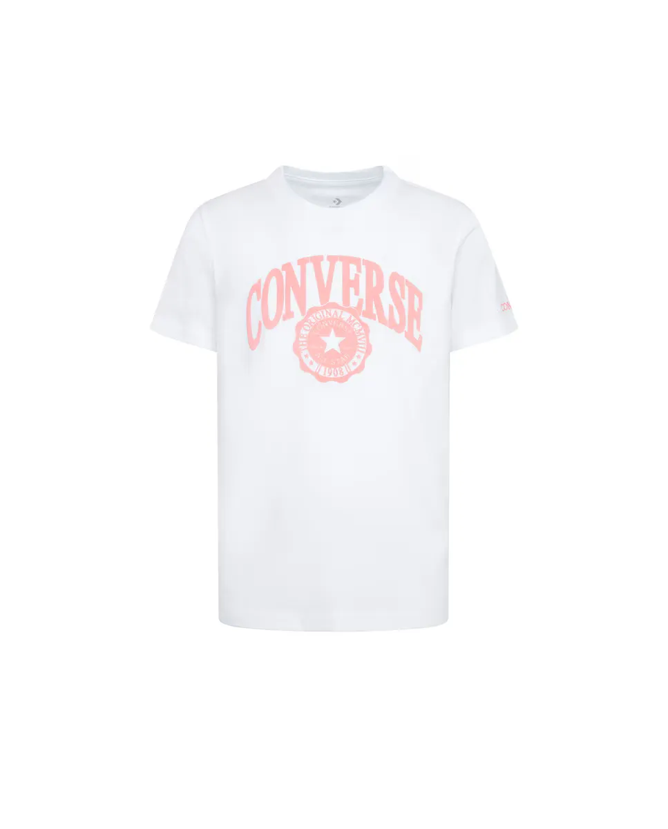 

Футболка с логотипом Converse Classic Arc, цвет Salmón