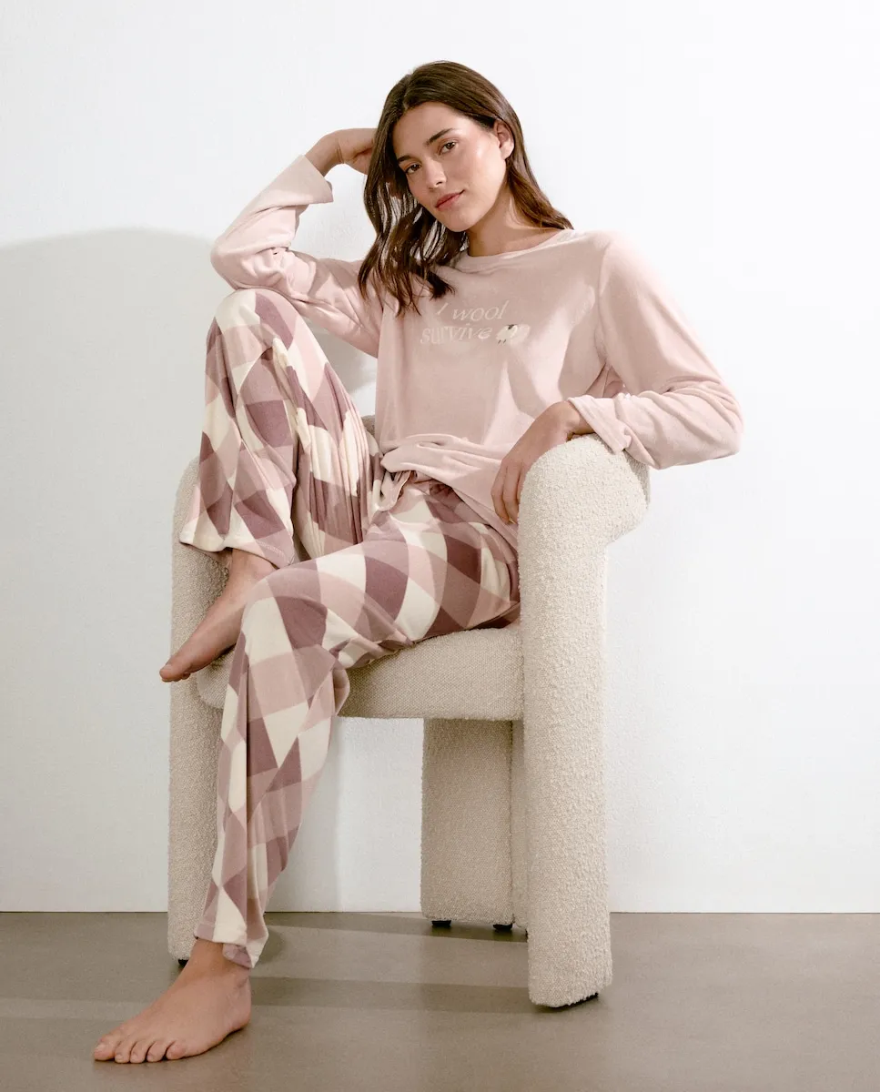 

Женская пижамная футболка Énfasis, бледно-розовый