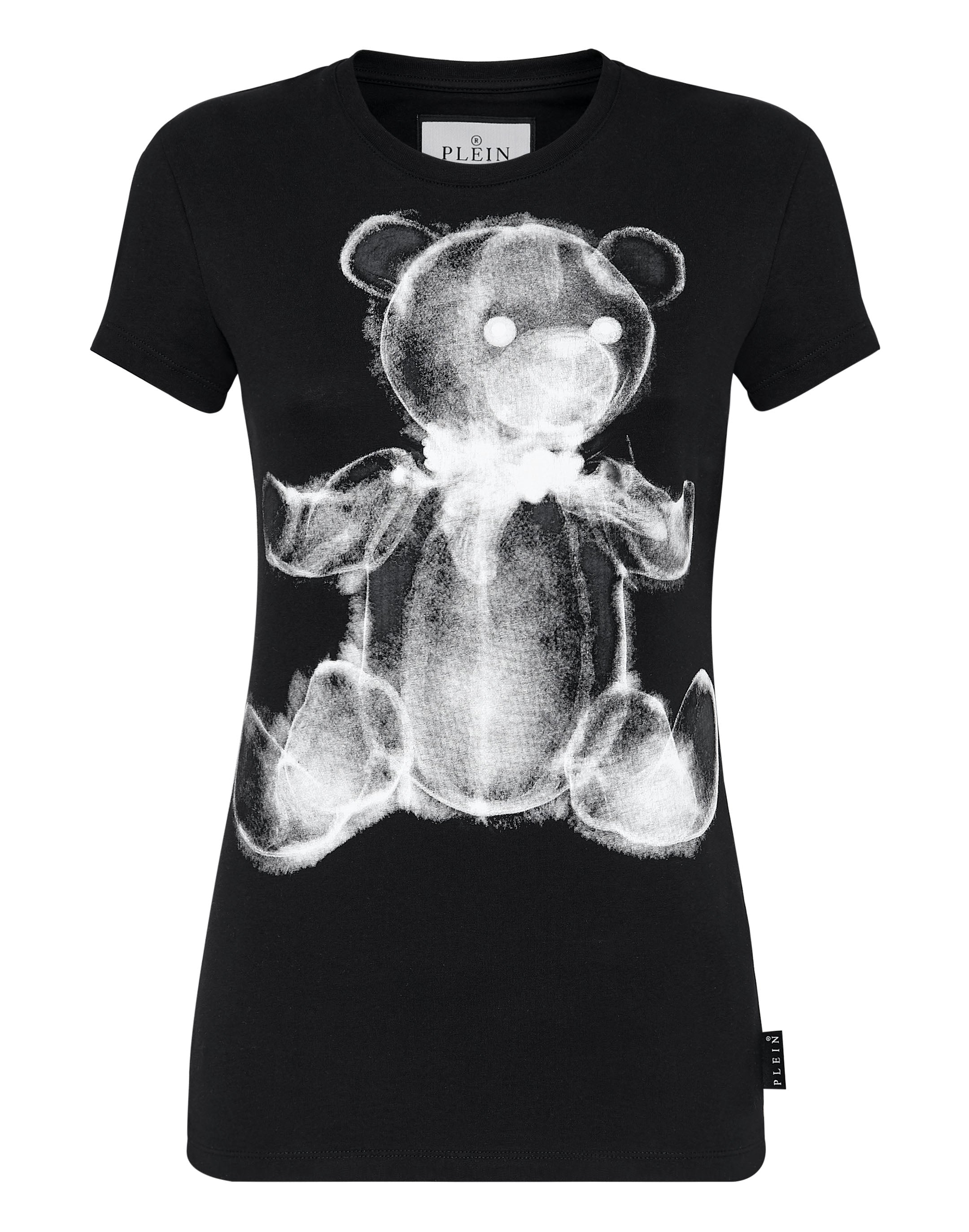 

Футболка с круглым вырезом SS Teddy Bear PHILIPP PLEIN, черный