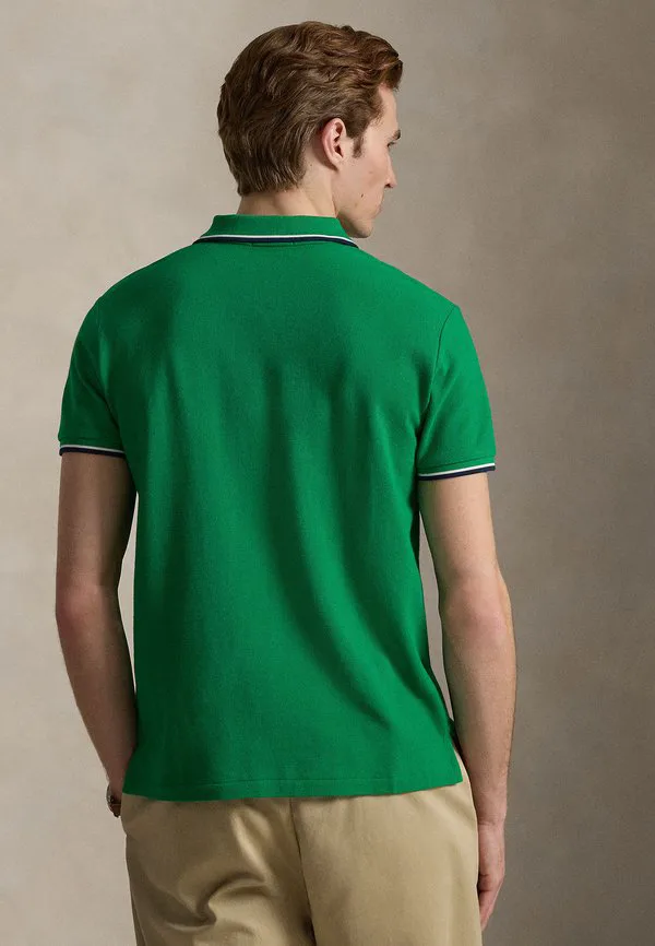 Поло-Рубашка приталенного кроя из сетчатой ткани Polo Ralph Lauren, Billiard — фото 3