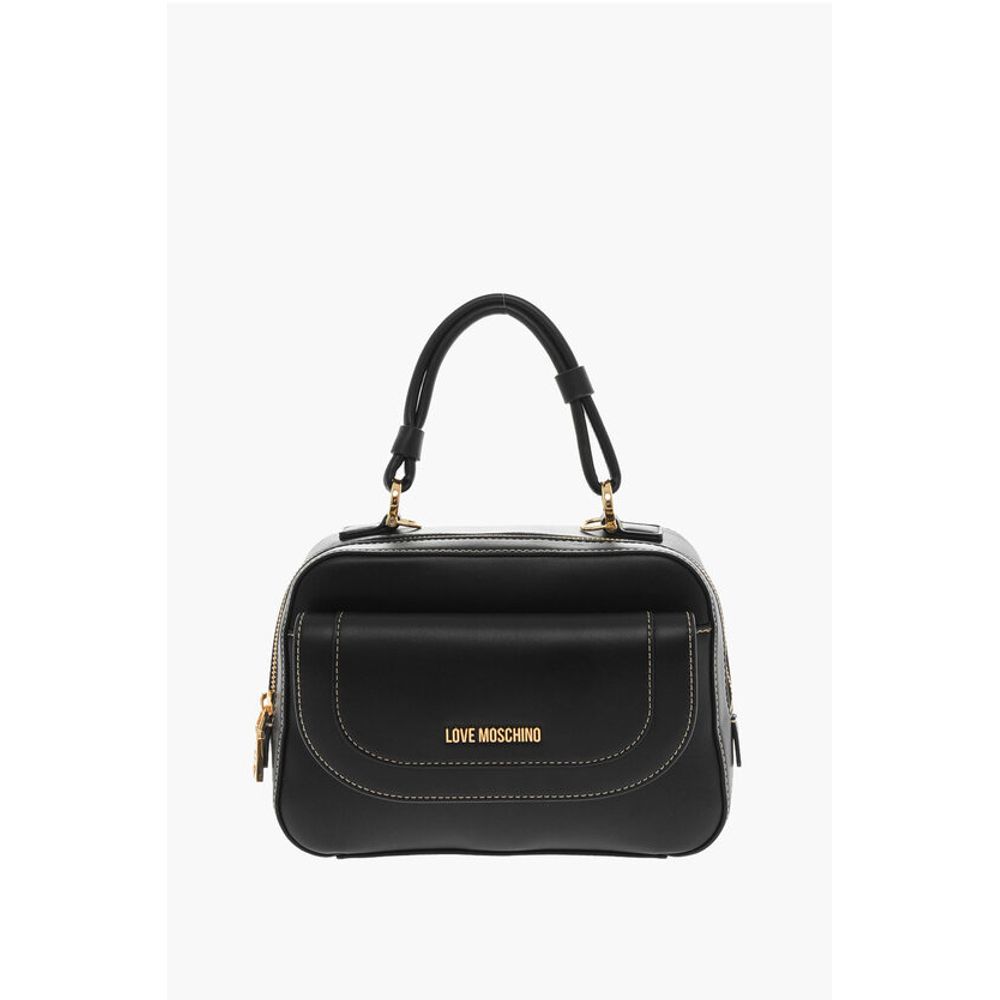 

Черная полиэтиленовая сумка-тоут Moschino, Black
