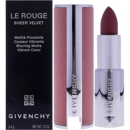 

Губная помада GIVENCHY Le Rouge Sheer Velvet Matte Lipstick N27 Rouge Infuse для женщин 0,11 унции