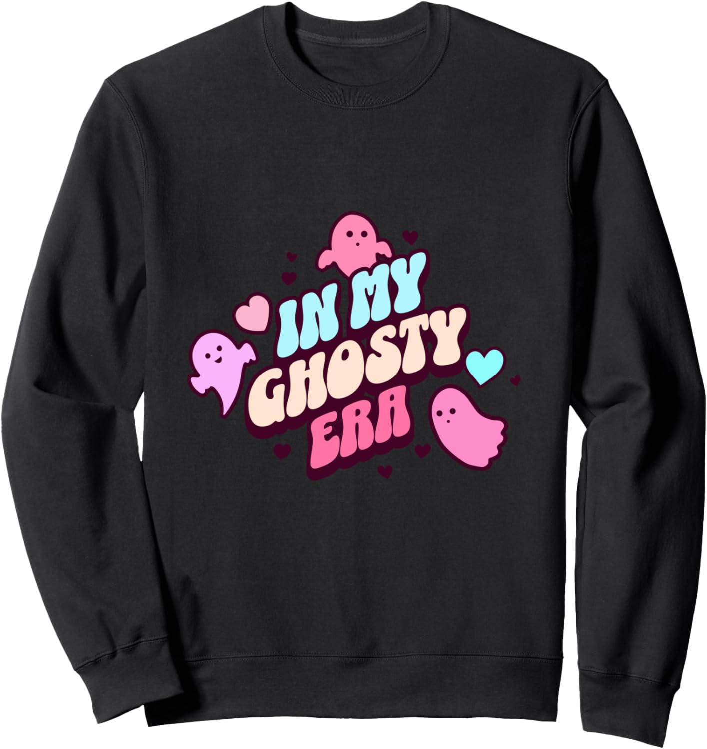 

Толстовка на тему Хэллоуина «В мою призрачную эпоху» для женщин, мужчин и детей Funny Spooky Halloween Co., черный