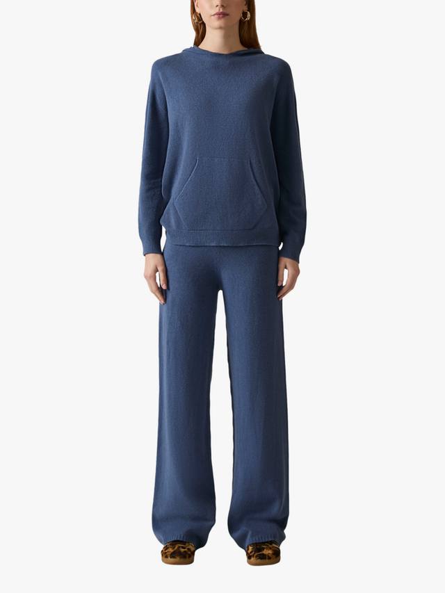 

Трикотажные брюки с высокой талией James Lakeland, цвет Denim