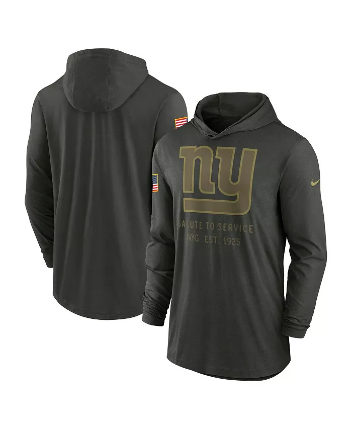 

Мужская лесная зелень New York Giants 2025 Salute to Service Dri-FIT легкая худи с капюшоном Nike