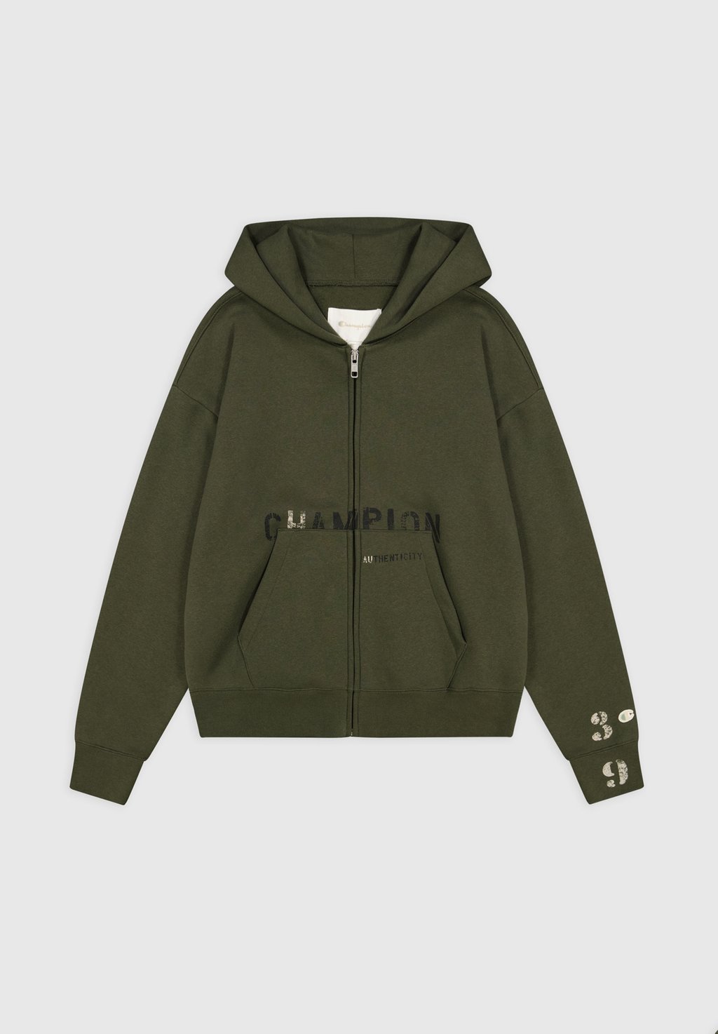 

Толстовка на молнии HOODED FULL SURPLUS UTILITY Champion Rochester, зеленый