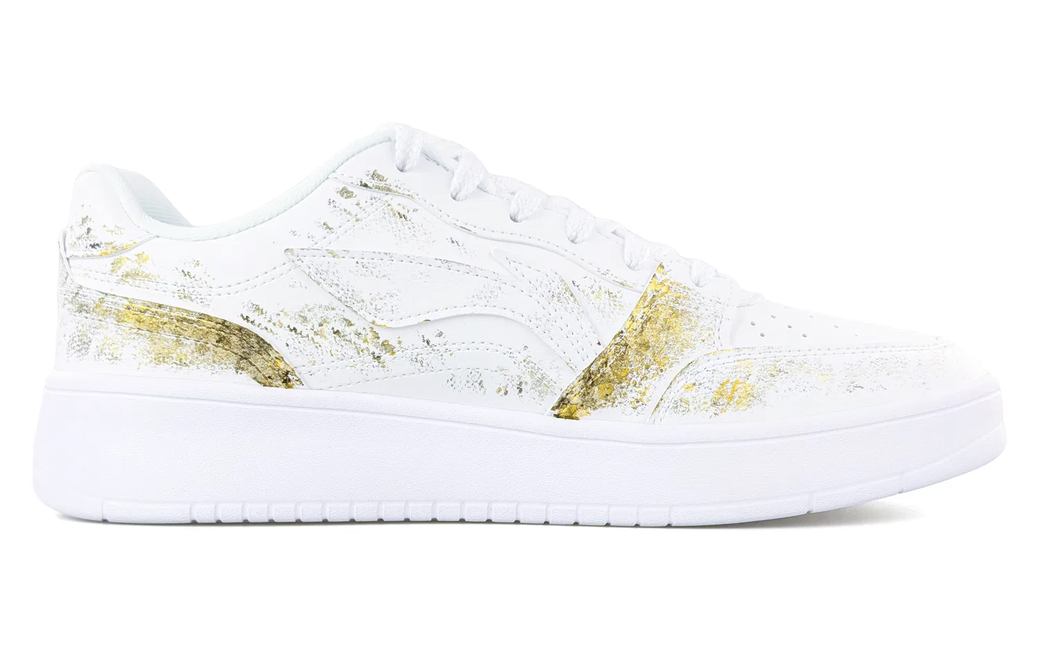 Кеды низкие Li-Ning Golden Scale Snowfall Золотая чешуя — фото 3