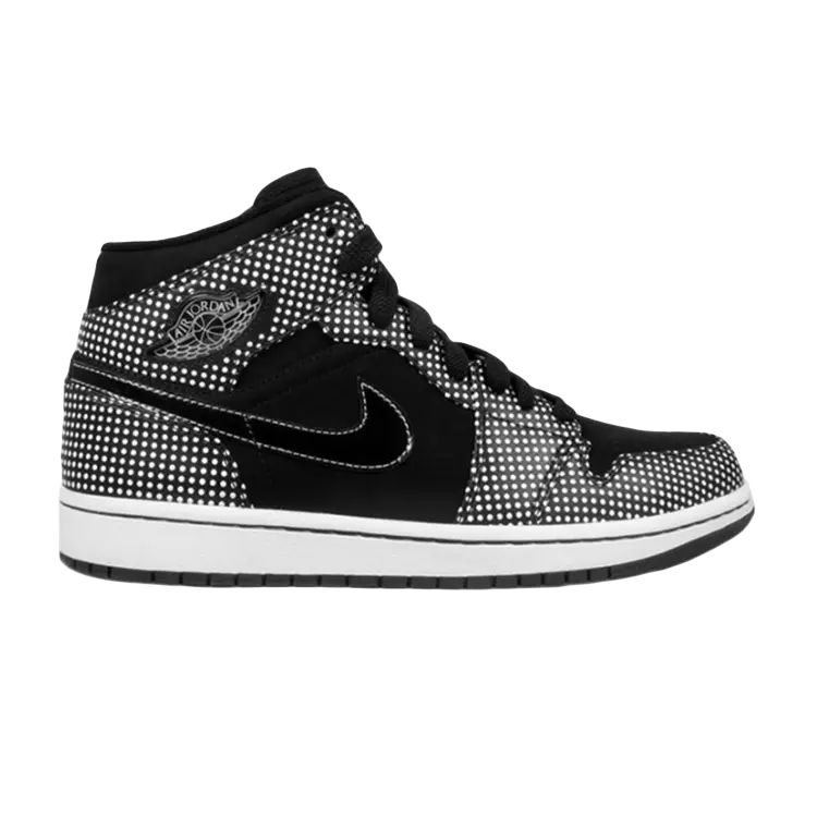 

Кроссовки Air Jordan 1 Retro 'Black White', черный