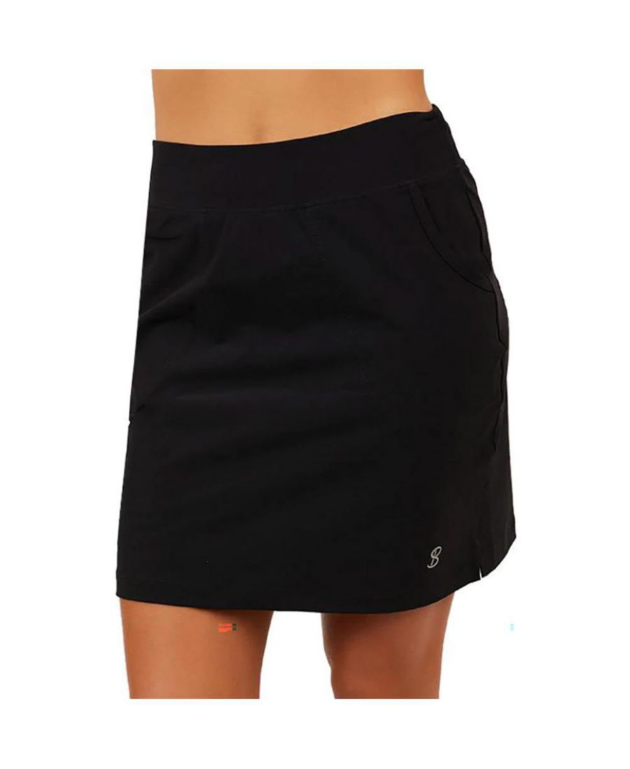 

Женская юбка-шорты для гольфа Staples 18 дюймов с защитой от УФ-излучения Sofibella, Black