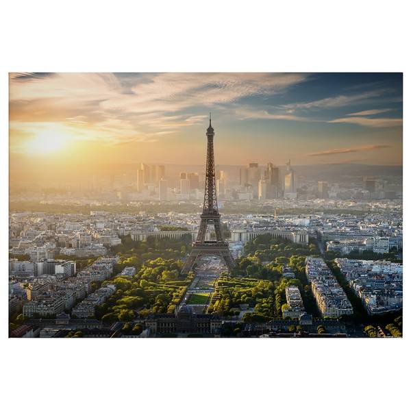 

Картина на холсте A.S. Création Paris Eiffel Tower цвет grau/grün