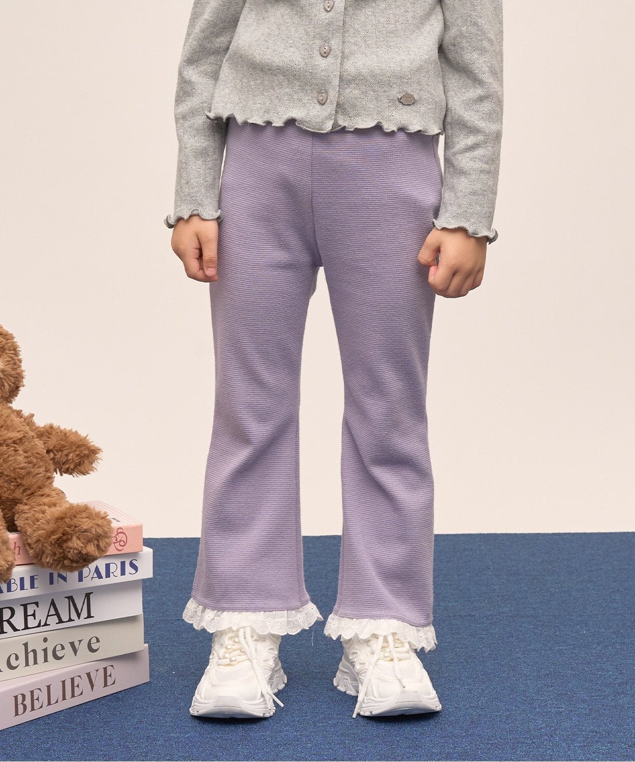 Расклешенные брюки Cherry Lace Lycee mine, Lilac