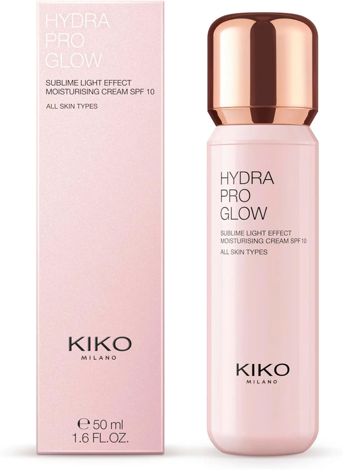 Крем для лица SPF KIKO MILANO Дневной с гиалуроновой кислотой Hydra Pro Glow — фото 4