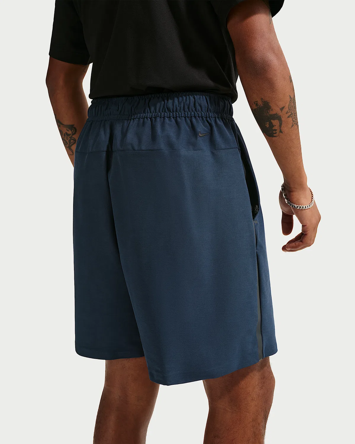 Мужские шорты Nike Tech Dri-FIT Shori Knit, Obsidian/Black — фото 3