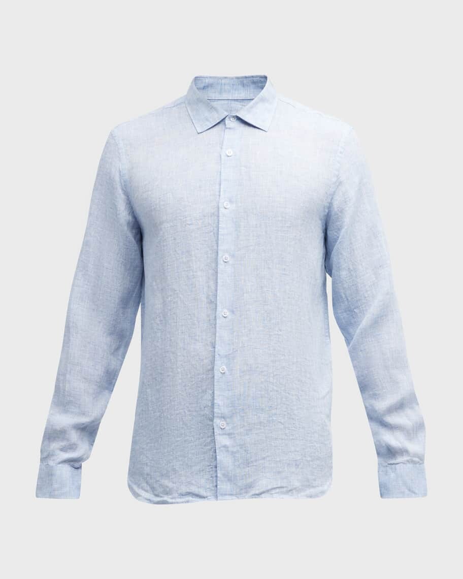 

Мужская льняная спортивная рубашка Giles Orlebar Brown