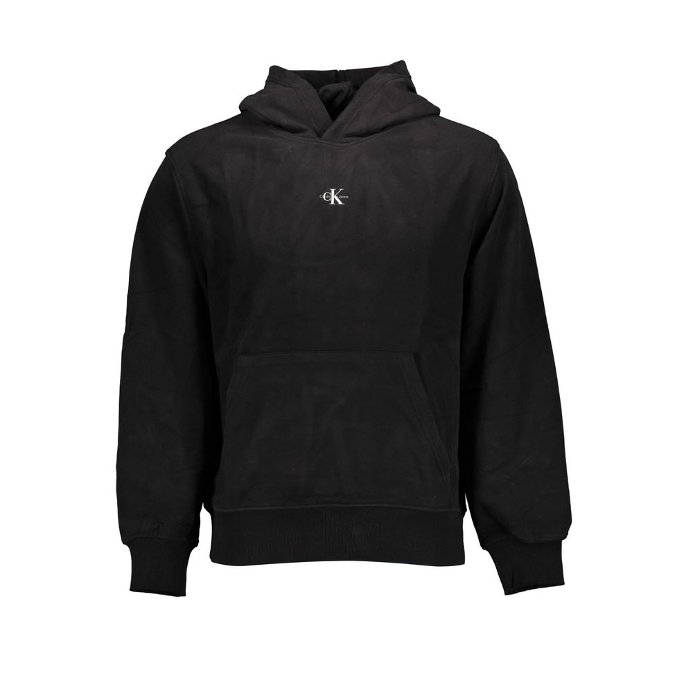 

Черный хлопковый мужской свитер Calvin Klein