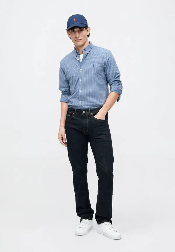 Классические прямые джинсы hampton полной длины Polo Ralph Lauren, Dark Blue Denim — фото 2