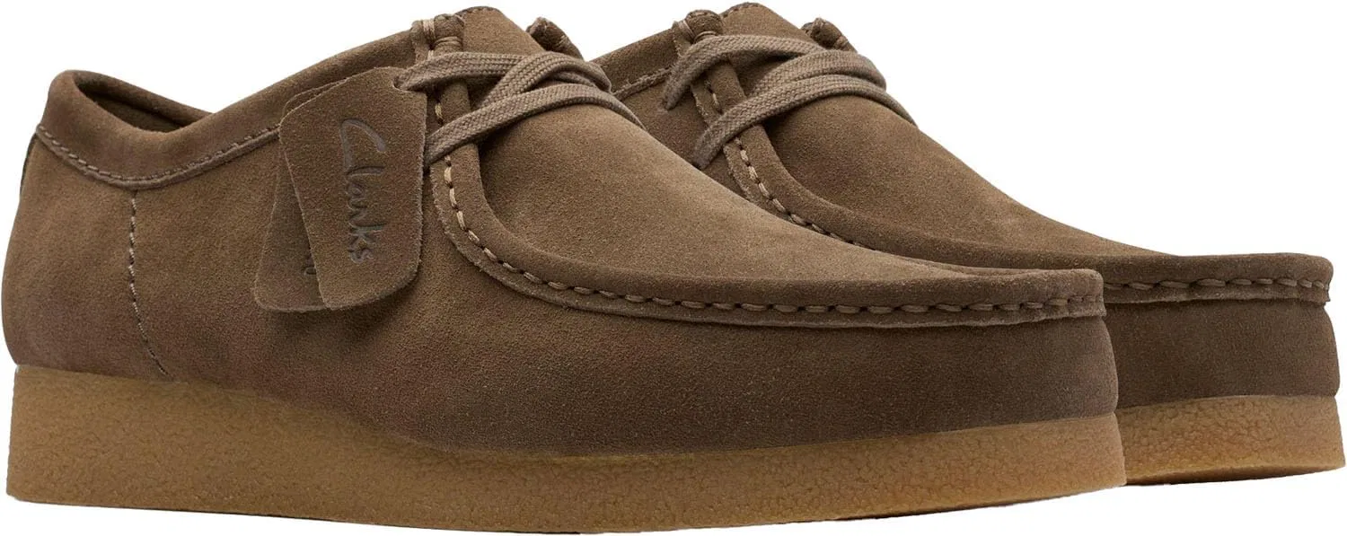 Туфли Clarks Originals Men's Wallabee Evo Suede, Dark Olive — фото 4