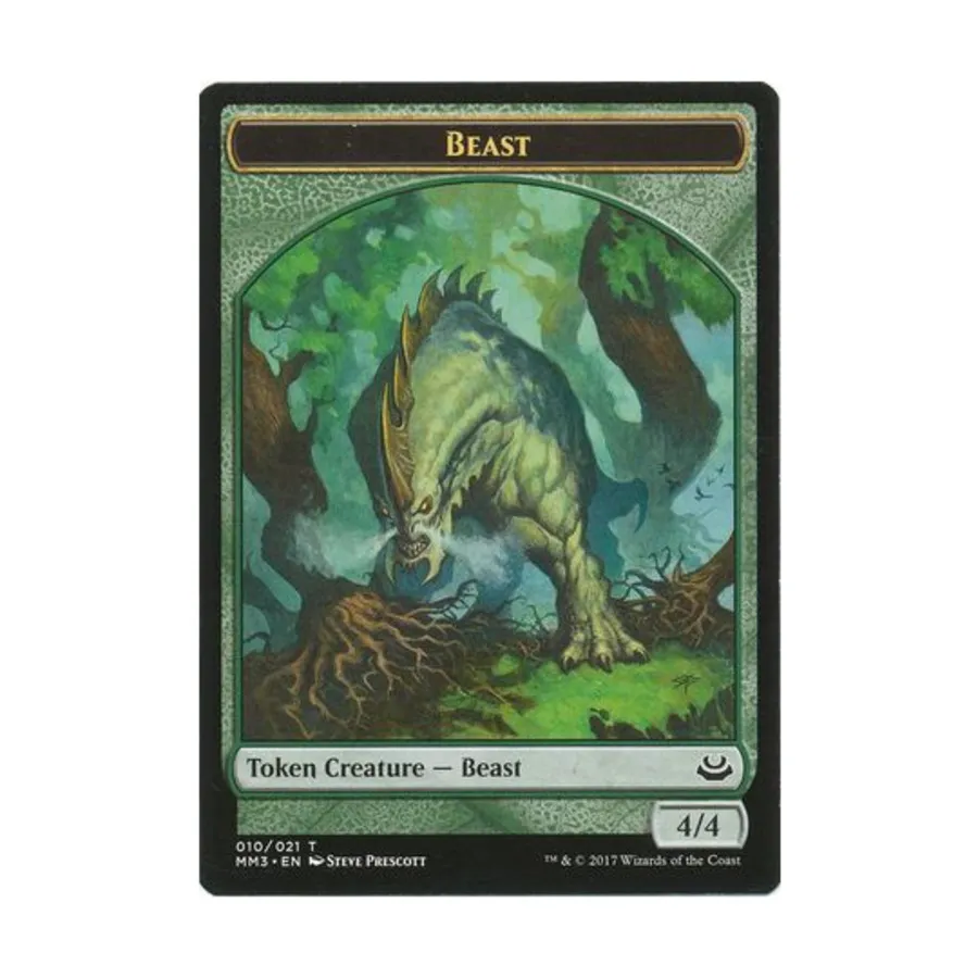 

CCG Зверь — жетон № 010 (С), MTG - Modern Masters 2017