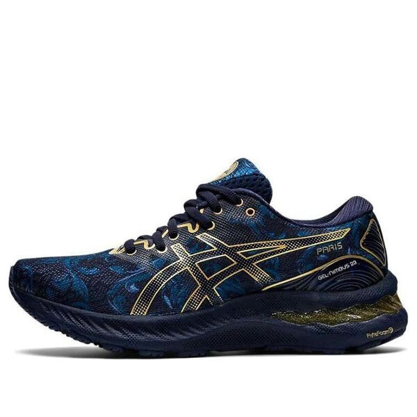 

Кроссовки gel nimbus 23 gs золотые Asics, синий