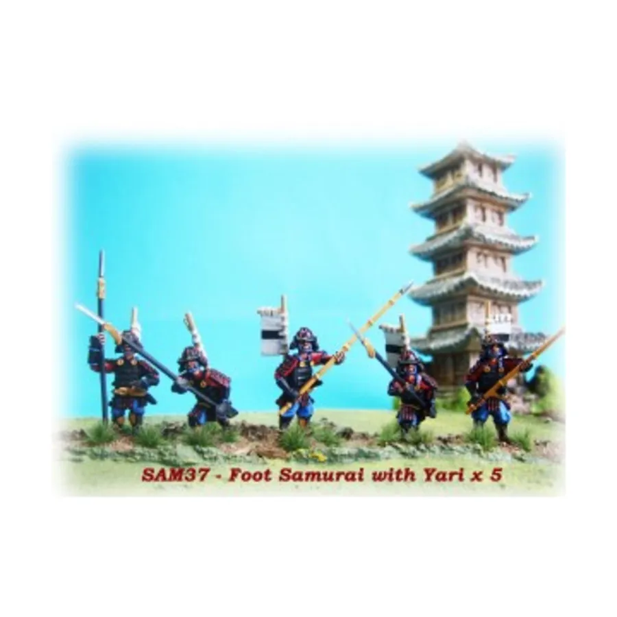 

Фут самурай с Яри, Samurai - 16th Century (28mm)