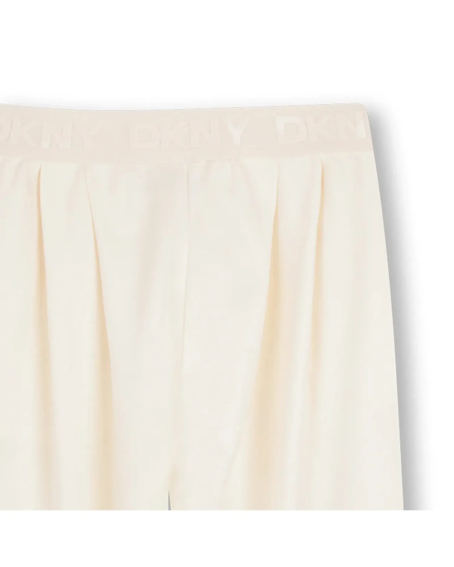 Детские брюки с пятью карманами, однотонные DKNY, Natural — фото 3