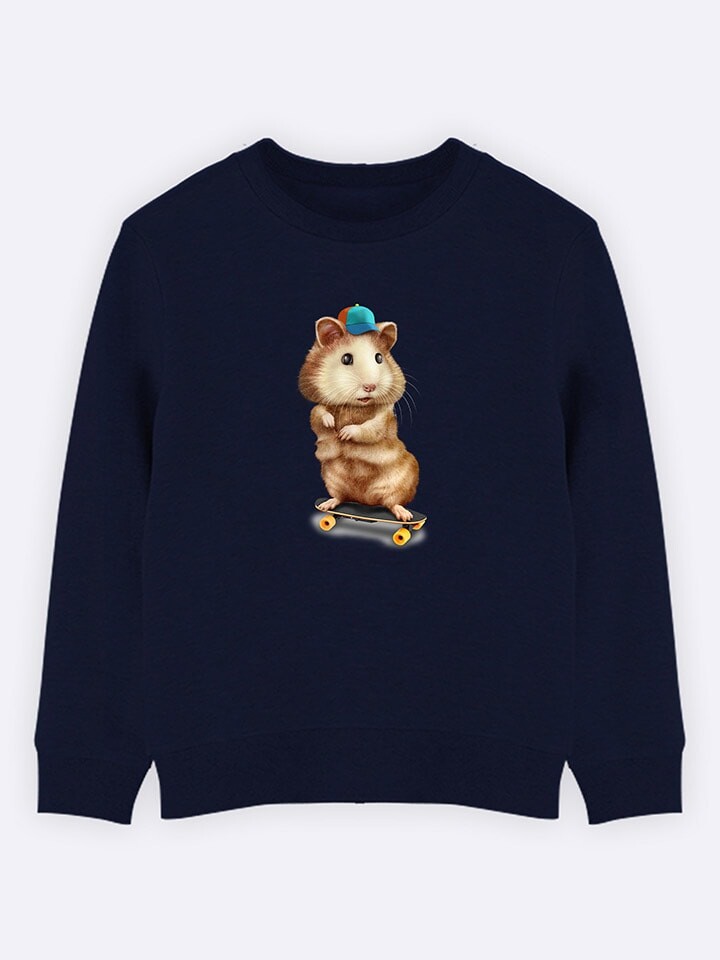 

Толстовка WOOOP Sweatshirt Skateboard Hamster, темно-синий