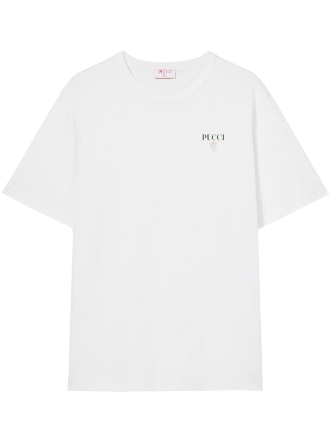 

PUCCI футболка с логотипом, белый