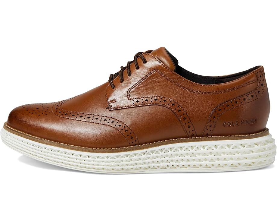 Оксфорды Cole Haan Original Grand 2.0 Wing Tip Oxford, цвет British Tan — фото 4