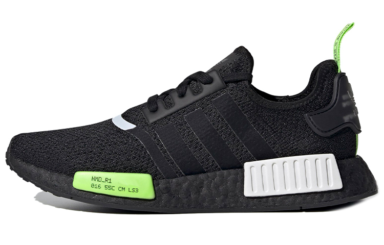 

Кроссовки Adidas Originals NMD_R1 Core Black Signal Green, Черный, Кроссовки Adidas Originals NMD_R1 Core Black Signal Green