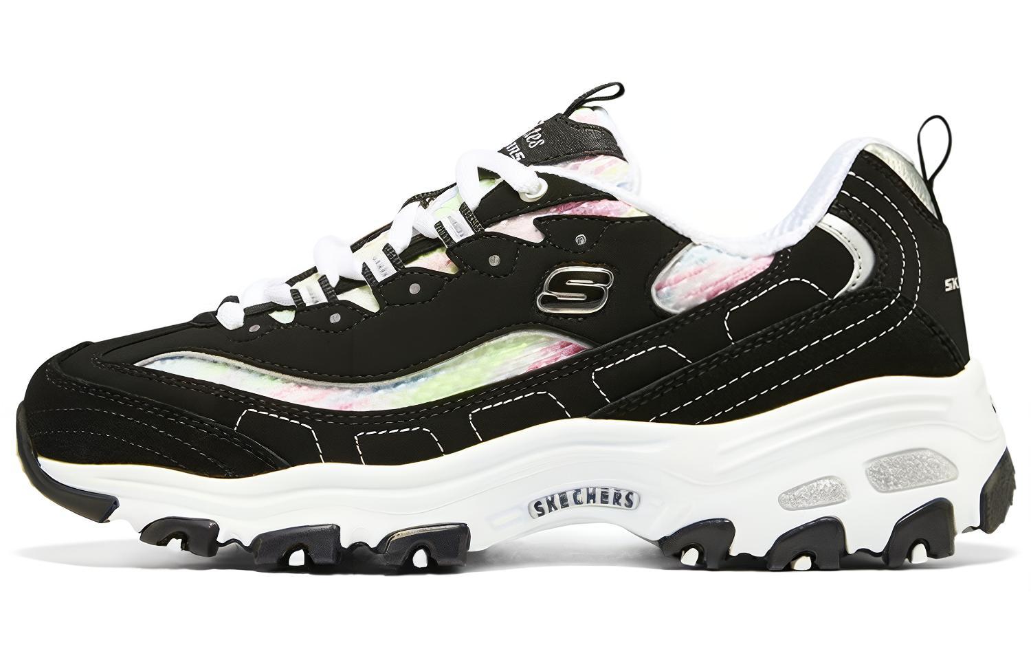 

Кроссовки Skechers Dlites 'Black White' Women's, Черный, Кроссовки Skechers Dlites 'Black White' Women's